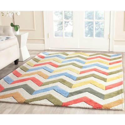 Cambridge 3' x 5' Grey Ivory Hand-Tufted Wool Rug