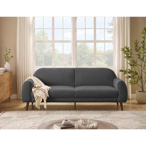 MINIMORE Modern Style 87.4"W Iris 3Seater Round Arm Mid-century Sofa - 1 of 4