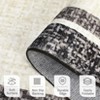 Beige Indoor Modern Soft Non Slip Geometric Bordered Area Rug Washable Throw Carpet 2 x 6(ft) - 4 of 4