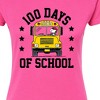 Women's - Peanuts - Snoopy One Hundred Days Of School Fitted Graphic T-Shirt - 2 of 4