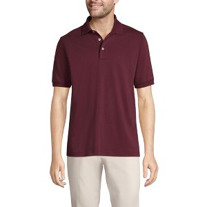 Lands' End Men's Short Sleeve Cotton Supima Polo Shirt - 1 of 3