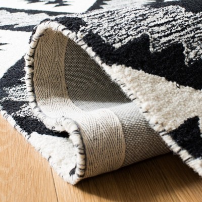 Aspen Black and Gray Wool Hand-Tufted Runner Rug