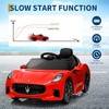 Ride On Car Licensed Maserati GranCabrio, 12V Powered Motorized Car for Children with Remote Control, Kids Ride On Toy Car - 4 of 4