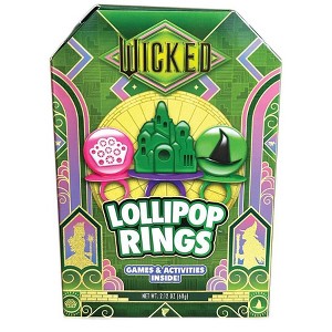 Disney Wicked Christmas Candy Lollipop Rings - 2.12oz - 1 of 3