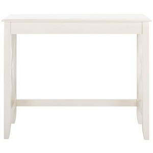 Kaytee Desk - Distrssed White - Safavieh - 1 of 4