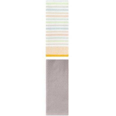 REGALWOVEN Bathroom Hand Towels Cotton Soft Absorbent Towel Set 13" x 30"/13" x 27" 2 Pcs