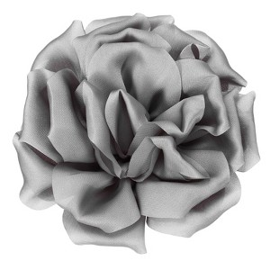 Unique Bargains Satin Flower Durable Elegant Large Peony Floral Lapel Brooch Pin - 1 of 4