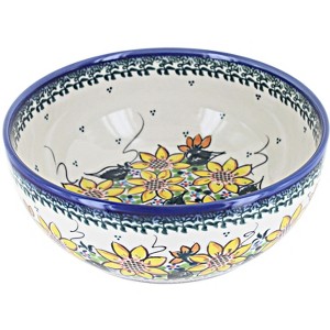 Blue Rose Polish Pottery M03 Galia Small Serving Bowl - 1 of 1