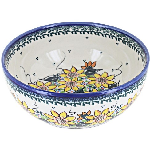 Polish pottery serving on sale bowls