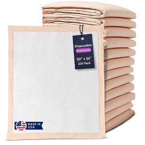 ProHeal Premium Disposable Chucks Underpads 30" x 36" - Highly Absorbent Bed Pads for Incontinence & Senior Care - 1 of 4