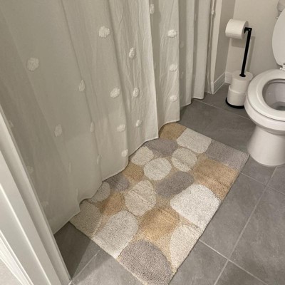 Waterworks Bramble Bath Rug 25 x 39 in Charcoal