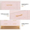 6 Drawer Dresser, Modern Wood Dresser for Closet, TV Stand, Morden Chest of Drawers for Bedroom, Living Room, Hallway, Nursery - 2 of 4