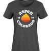 Women's - Instant Message - Aspen Colorado 1879 Graphic T-shirt Dress - 2 of 4