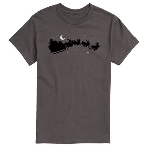 Men's - Instant Message - Santas Sleigh Short Sleeve Graphic T-Shirt - 1 of 4