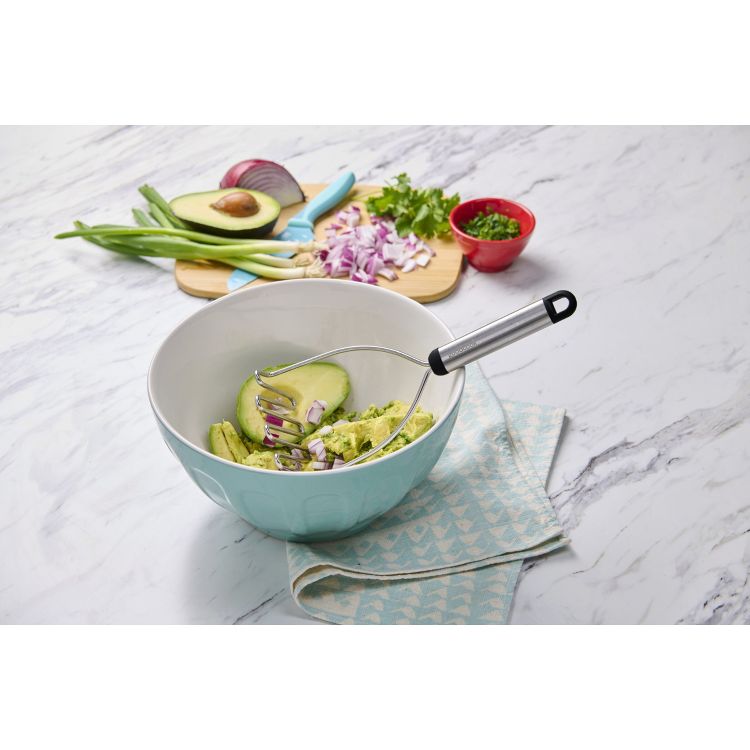 GoodCook Ready Wire Potato Masher: Stainless Steel & Plastic, Dishwasher-Safe, Black, 12" Length, 4" Width, 2 of 4