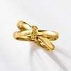 Ross-Simons Italian 10kt Yellow Gold Crisscross Ring - 4 of 4