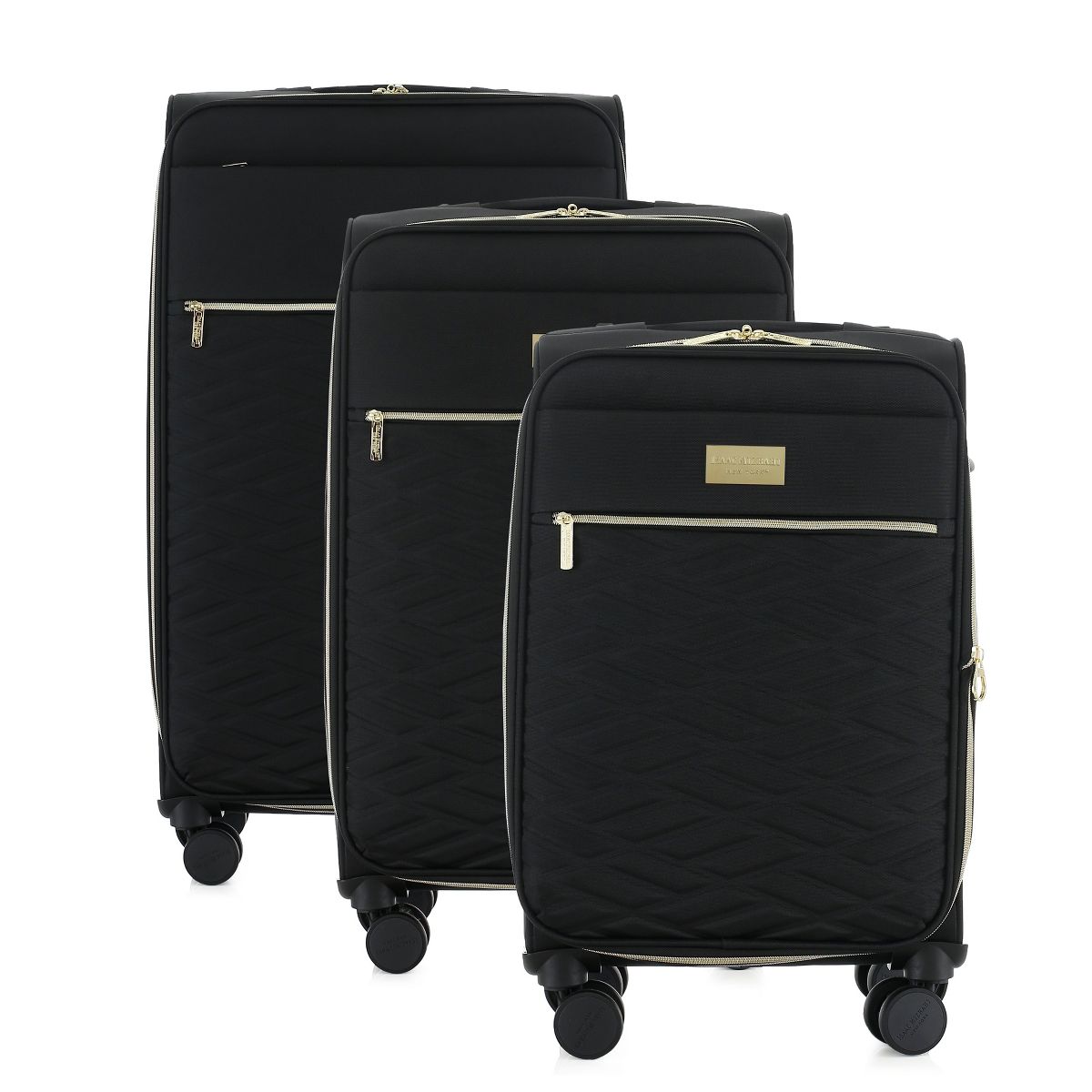 Isaac Mizrahi Monroe Softside Lightweight Expandable 3-Piece Luggage Set - thumbnail 5