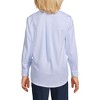 Lands' End School Uniform Kids Long Sleeve Oxford Dress Shirt - 2 of 4
