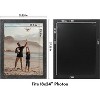 Americanflat 18x24 Rustic Picture Frame in Black with Textured Wood and Plexiglass - Horizontal and Vertical Formats for Wall - 2 of 4