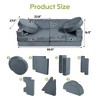 14pcs Kids Sofa Modular Play Couch, Child Sectional Sofa, Boys Girls DIY Creating Playroom Couch, Convertible Foam And Floor Cushion Furniture - 3 of 4