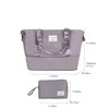 Gulches 5-Piece Durable Hard Case Luggage Set (20"/24"/28"/Travel Bag/Toiletry Bag) - Color Matching Gray - 3 of 4