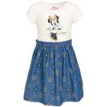 Disney Minnie Mouse Princess Jasmine Belle Ariel Girls Dress Toddler to Big Kid 