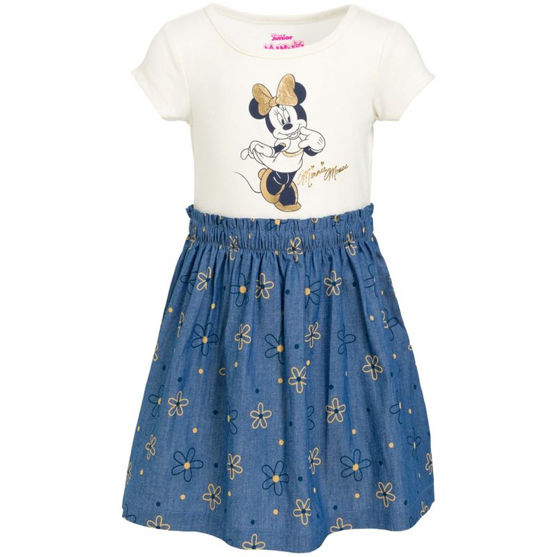 Disney Minnie Mouse Princess Jasmine Belle Ariel Girls Dress Toddler to Big Kid , 1 of 8