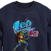Boys' - Teenage Mutant Ninja Turtles - Leonardo AKA Leo Graphic Long Sleeve Fleece Sweatshirt - 2 of 4