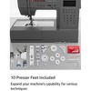 SINGER 6700C Heavy Duty Electric Sewing Machine with 411 Stitch Applications and 1 Font Option for Fashion, Costumes, and Home Decor, Grey - 4 of 4