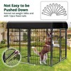GOTGELIF Outdoor 4ft x 4.2ft x 4.5ft Dog Kennel with Weather-Resistant Cover For Beloved Pup - 2 of 4