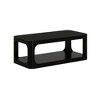 Plank+Beam Solid Wood 48" Modern Rectangular Coffee Table with Storage Shelf - image 2 of 4