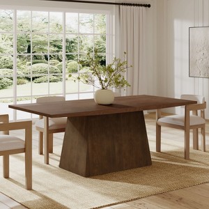 Christopher Knight Home Kaia Farmhouse Pedestal Dining Table - 1 of 4