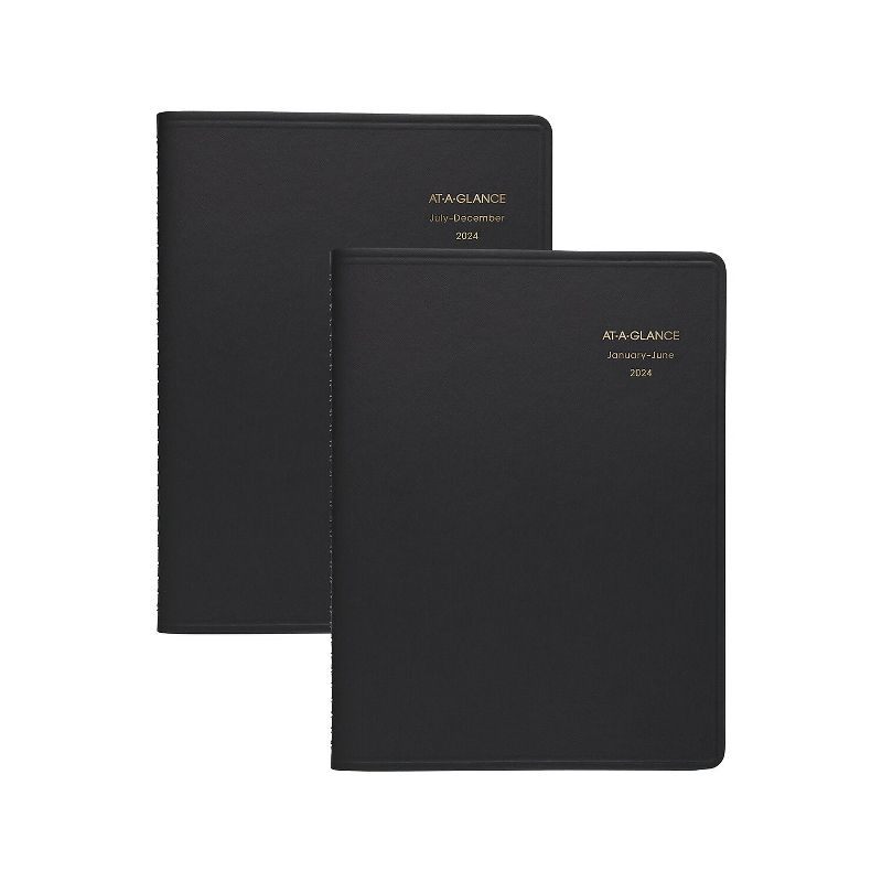 2024 AT-A-GLANCE 8.5" x 11" Daily 8-Person Appointment Book Set Black (70-212-05-24), 1 of 8