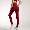Anna-Kaci Active Women's High Waist Full-Length Leggings with Wide Waistband and Seamless Compression Fit - 3 of 4