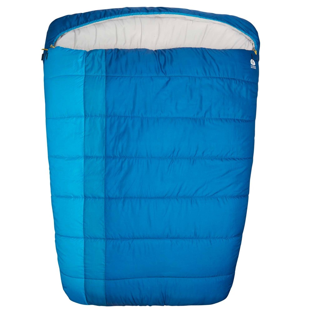 sleeping bag, large sleeping bag, blue sleeping bag