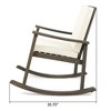 Christopher Knight Home Murad Modern Patio Acacia Wood Rocking Chair with Cushions - 4 of 4