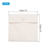 Unique Bargains Velvet Snap Button Dense Stitches Jewelry Bag 2 Pcs - 2 of 4