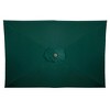 Northlight 10' Octagon Outdoor Patio Market Umbrella with Hand Crank -  Green - 3 of 4