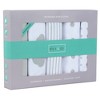 Ely's & Co. Baby Burp Cloths Waterproof Reversible Jersey Cotton 5 Piece Set - 3 of 4