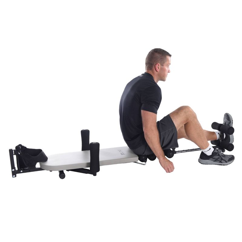 Stamina InLine Back Stretch Bench with Cervical Traction - Gray, 4 of 8