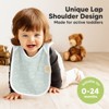 KeaBabies 8-Pack Hallo Baby Drool Bibs , Baby Bibs for Boys, Girls, Pull-on Bibs for Baby Boy, Baby Girl, Baby Bib Unisex - 2 of 4