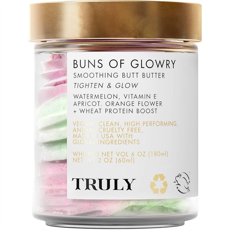 TRULY Women&#39;s Buns of Glowry Tighten &#38; Glow Smoothing Butt Butter - 2 fl oz - Ulta Beauty, 1 of 5
