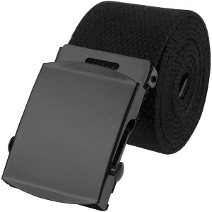 INSPIRE CHIC Women's All-match Braided Pants Belt Smooth Buckle Casual Daily Canvas Belt - 1 of 4
