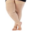 ABSOLUTE SUPPORT – Wide Fit Compression Thigh High Stockings for Women & Men – 20-30mmHg – A209 - 4 of 4