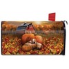 Briarwood Lane Welcome Fall Puppies Magnetic Mailbox Cover Pumpkin Barn Autumn Standard - 2 of 2