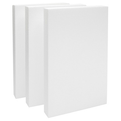 Juvale 6 Pack 4 Inch Foam Cube Squares For Diy Crafts, White