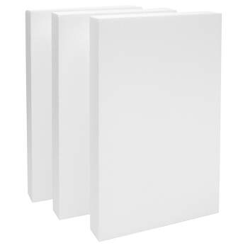 White Foam Blocks for Crafts, Polystyrene Squares for DIY Sculptures, Art Supplies (4x4x2 in, 20 Pack)
