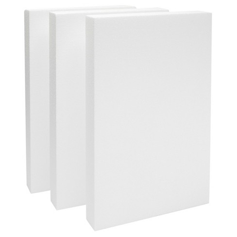 Juvale 12-pack Foam Blocks For Crafts, Polystyrene Brick Rectangles For  Sculpting, Floral Arrangements, White, 4 X 4 X 2 In : Target