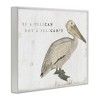Stupell Industries Funny Pelican Beach Phrase Pun, 20" x 16" - 3 of 4