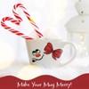 Wrapables Snowman Face Stickers for Crafts, Christmas Decoration for Windows, Refrigerators, Water Bottles, Cups - 4 of 4